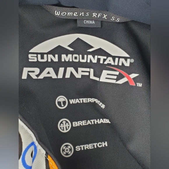 Sun Mountain Women's RFX Rainflex Golf Full Zip Waterproof Jacket - Size S - NWT - Picture 11 of 16